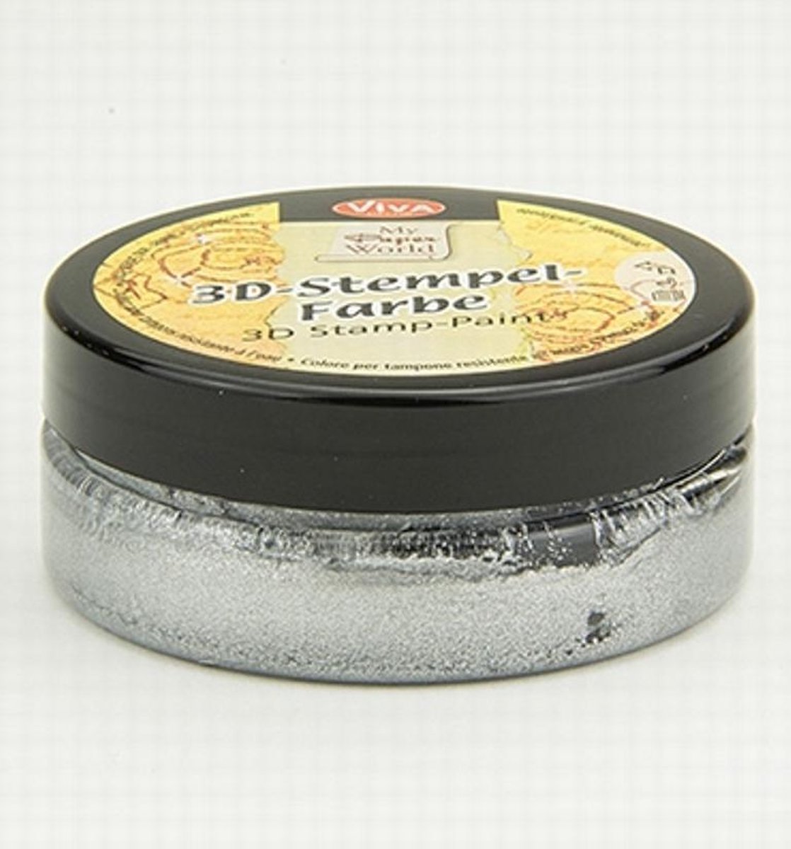   3D Stempelverf | Zilver | 50ml